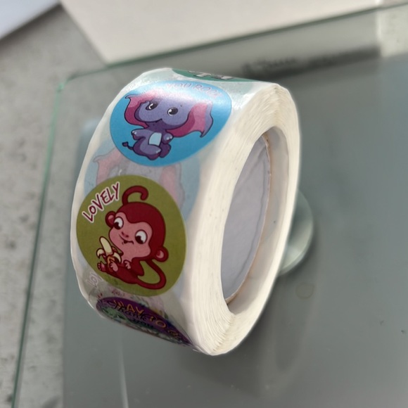 500 pcs Animal Stickers 1 inch (1 roll) - Picture 13 of 16